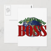 De grootste baas ter wereld briefkaart (Voorkant / Achterkant)