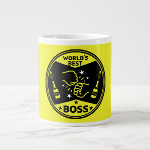 De grootste baas ter wereld grote koffiekop