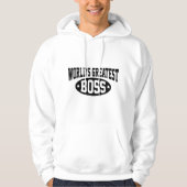 De grootste baas ter wereld hoodie (Voorkant)