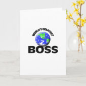 De grootste baas ter wereld kaart (Gele Bloem)