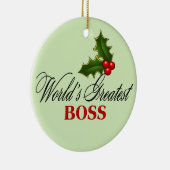 De grootste baas ter wereld keramisch ornament (Rechts)