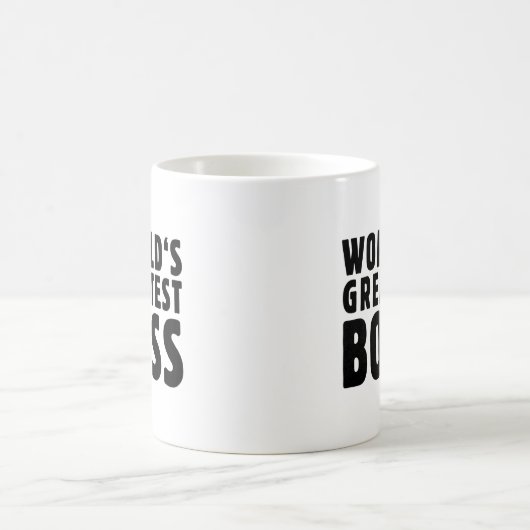 De grootste baas ter wereld koffiemok (Center)