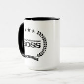 De grootste baas ter wereld | mok koffie (Voorkant links)