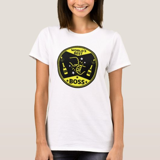 De grootste baas ter wereld t-shirt (Voorkant)