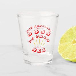 De grootste baas van allemaal shot glas