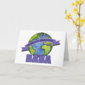 De Grootste Baba van de wereld Kaart (Gele Bloem)