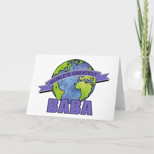 De Grootste Baba van de wereld Kaart (Voorkant)