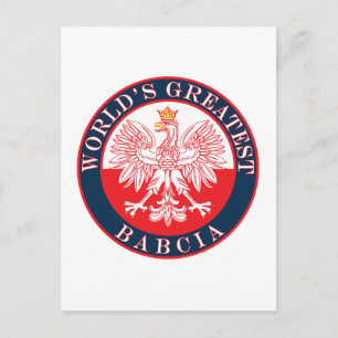 De grootste Babcia ter wereld Briefkaart