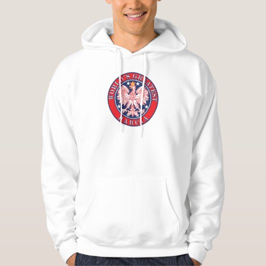 De grootste Babcia ter wereld Hoodie (Voorkant)