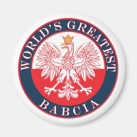 De grootste Babcia ter wereld Magneet (Voorkant)
