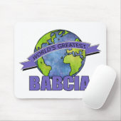 De grootste Babcia ter wereld Muismat (Met muis)