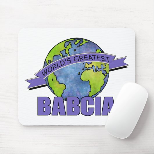 De grootste Babcia ter wereld Muismat (Met muis)