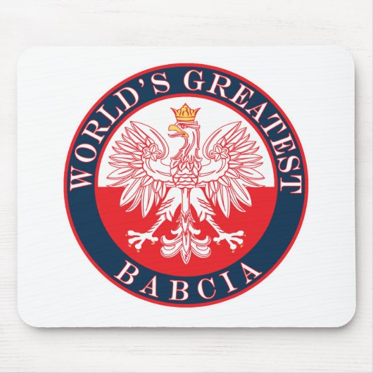 De grootste Babcia ter wereld Muismat (Voorkant)