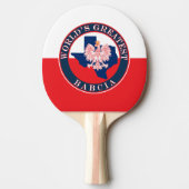 De grootste Babcia ter wereld Tafeltennisbatje (Voorkant)