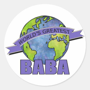 De grootste baby ter wereld ronde sticker