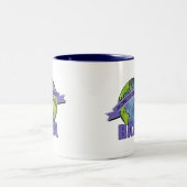 De grootste baby ter wereld tweekleurige koffiemok (Center)