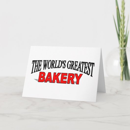 De grootste bakkerij ter wereld kaart (Voorkant)