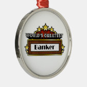 De grootste bankier ter wereld metalen ornament (Rechts)