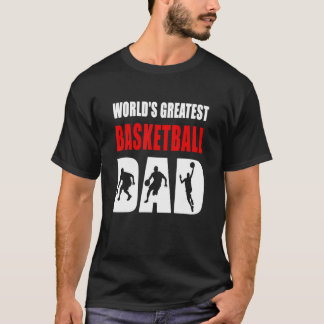 De grootste Basketball papa ter wereld T-shirt