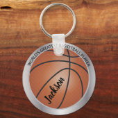 De grootste Basketball Player ter wereld - Zilver Sleutelhanger (Voorkant)