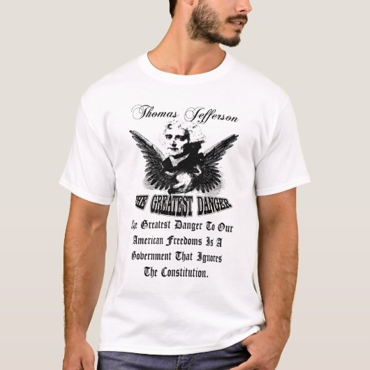 De grootste bedreiging t-shirt (Voorkant)