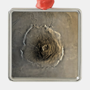 De grootste bekende vulkaan in het zonnestelsel metalen ornament