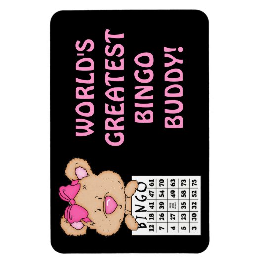 De grootste Bingo Buddy magnet van de wereld Magneet (Verticaal)