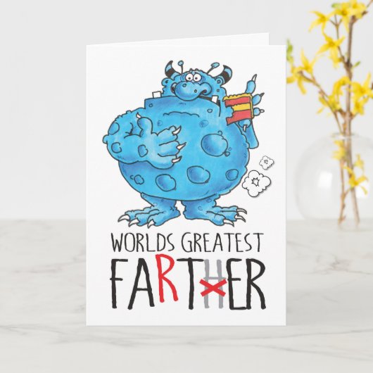 De grootste boer ter wereld! kaart (Gele Bloem)