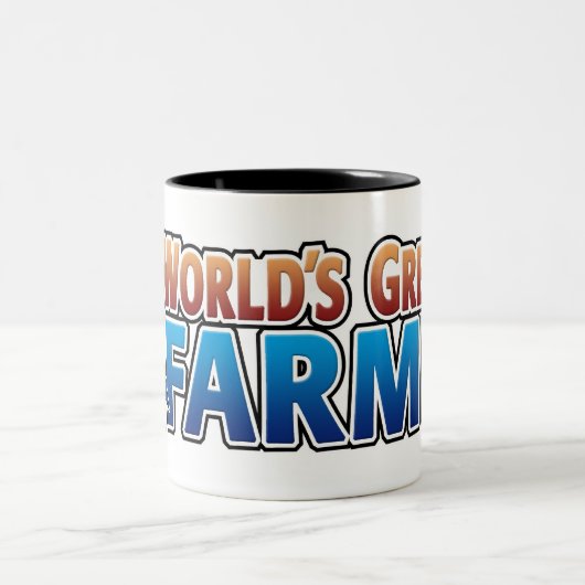 De grootste boer ter wereld tweekleurige koffiemok (Center)