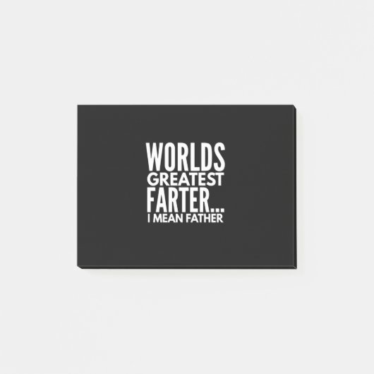 De grootste boer van de wereld, bedoel ik vader post-it® notes (Voorkant)