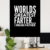 De grootste boer van de wereld, bedoel ik vader poster (Thuiskantoor)