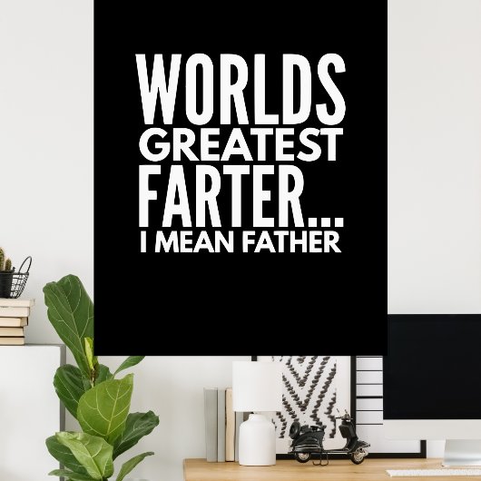 De grootste boer van de wereld, bedoel ik vader poster (Thuiskantoor)