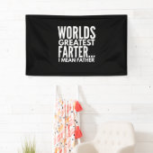 De grootste boer van de wereld, bedoel ik vader spandoek (Insitu)