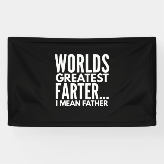 De grootste boer van de wereld, bedoel ik vader spandoek (Horizontaal)