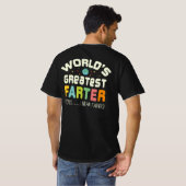 De grootste boer van de wereld... ik bedoel vader. t-shirt (Achterkant volledig)
