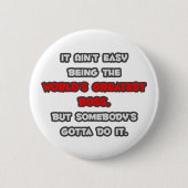 De grootste boksrob ter wereld ronde button 5,7 cm (Voorkant)