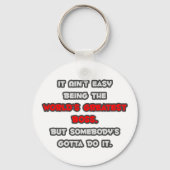 De grootste boksrob ter wereld sleutelhanger (Voorkant)