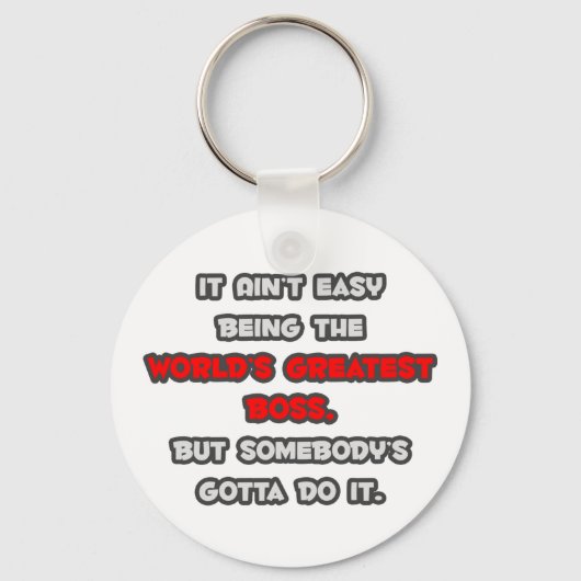 De grootste boksrob ter wereld sleutelhanger (Voorkant)