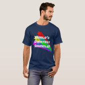 'De grootste bovenloop van de wereld' met schietst T-shirt (Voorkant volledig)