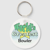 De grootste Bowler ter wereld Sleutelhanger (Voorkant)