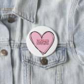 De grootste Boyvriend Pin ter wereld Ronde Button 7,6 Cm (In situ)