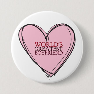 De grootste Boyvriend Pin ter wereld Ronde Button 7,6 Cm