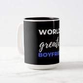 De grootste Boyvriend ter wereld Tweekleurige Koffiemok (Voorkant links)
