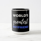 De grootste Boyvriend ter wereld Tweekleurige Koffiemok (Center)