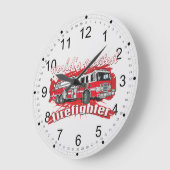 De grootste brandweerman ter wereld grote klok (Hoek)