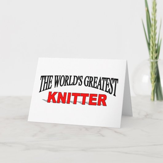 De grootste breister ter wereld kaart (Voorkant)