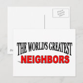 De grootste buren ter wereld briefkaart (Voorkant / Achterkant)