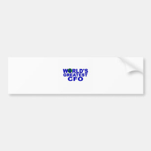 De grootste CFO ter wereld Bumpersticker