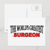 De grootste chirurg ter wereld briefkaart (Voorkant / Achterkant)