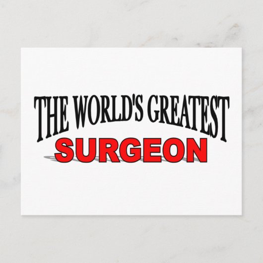 De grootste chirurg ter wereld briefkaart (Voorkant)